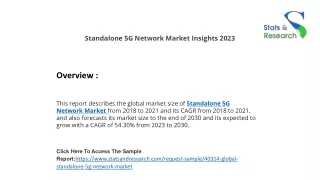 Standalone 5G Network Market