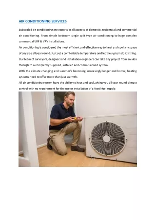 Air conditioning hertfordshire