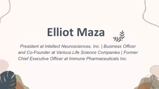 Elliot Maza - A Persuasive Representative - Fort Lee, NJ