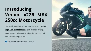 Introducing Venom x22R MAX 250cc Motorcycle | Venom Motorsports