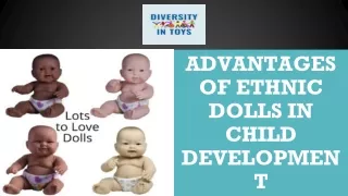 Advantages of Ethnic Dolls in Child Development