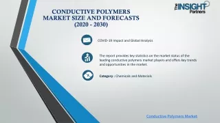 Conductive Polymers Market Size and Forecasts (2020 - 2030)