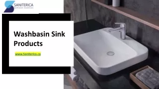 Washbasin Sink Products - saniterica.ca