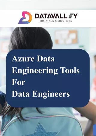 Azure Data Engineering Tools For Data Engineers