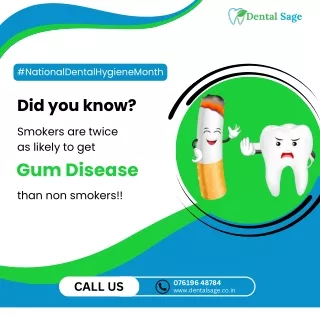 Smoking and Gum Disease | Best Dental Clinic in Yelahanka | Dental Sage