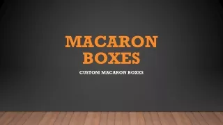 Macaron Boxes