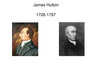 James Hutton 1726-1797