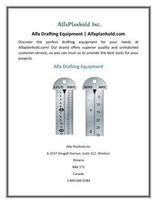 Alfa Drafting Equipment  Alfaplanhold.com