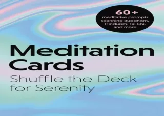 READ Meditation Cards: A Mindfulness Deck of Flashcards Designed for Inner-Peace