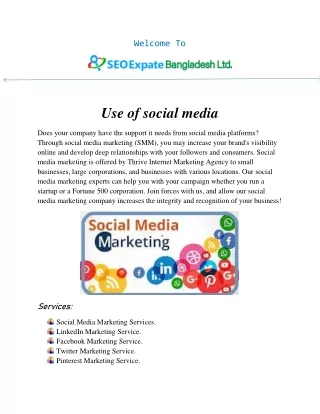 Social Media Marketing