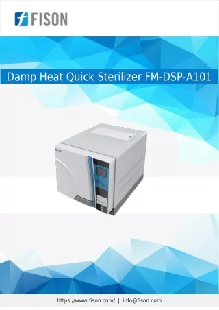 Damp-Heat-Quick-Sterilizer