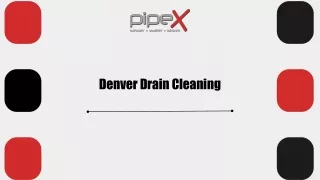 PipeX Plumbing Your Top-Notch Choice For Denver Drain Cleaning