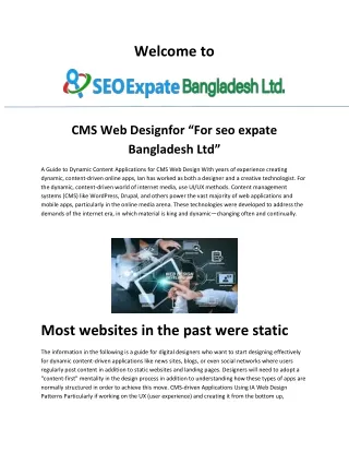 CMS Web Design