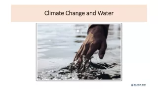 Climate Change and Water