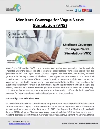 Medicare Coverage for Vagus Nerve Stimulation (VNS)