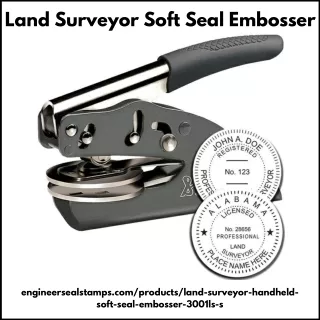 Land Surveyor Soft Seal Embosser