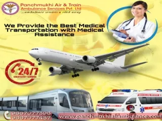 Take Panchmukhi Air and Train Ambulance in Patna with Splendid Medical Treatment