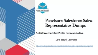 DumpsPass4Sure: Your Gateway to Salesforce Sales Exam Success!