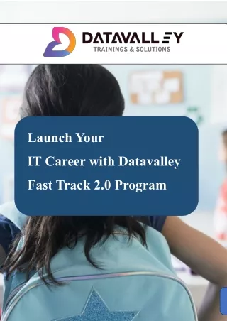 Launch Your IT Career with Datavalley Fast Track 2.0 Program