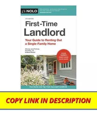 Kindle online PDF First Time Landlord Your Guide to Renting out a Single Family