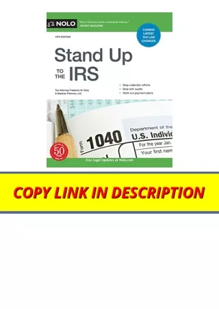 Ebook download Stand Up to the IRS for ipad