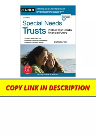 Ebook download Special Needs Trusts Protect Your Childs Financial Future for and