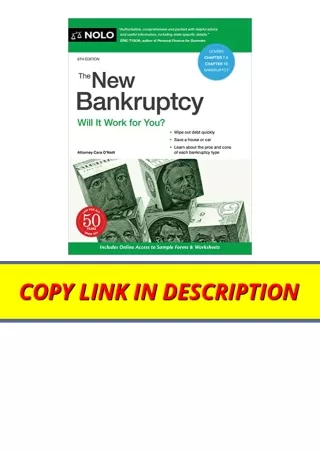 Ebook download New Bankruptcy The Will It Work for You free acces