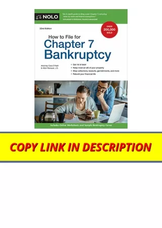 Ebook download How to File for Chapter 7 Bankruptcy for android