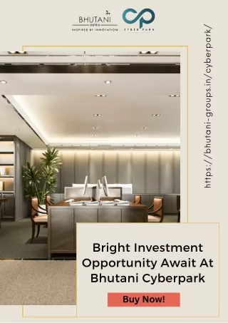 Bright Investment Opportunity Await At Bhutani Cyberpark Sector 62