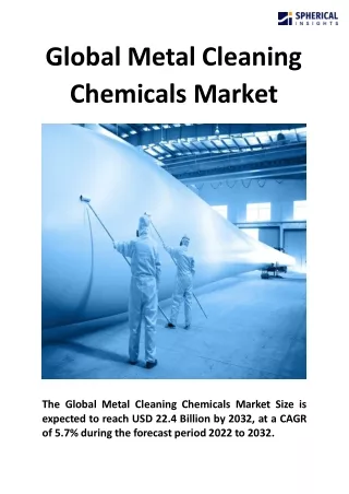 Global Metal Cleaning Chemicals Market