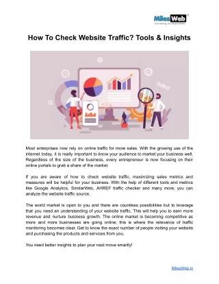 How To Check Website Traffic_ Tools & Insights