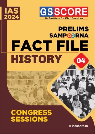 FACT FILE UPSC-CONGRESS SESSIONS