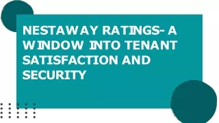 Nestaway Ratings A Window into Tenant Satisfaction and Security