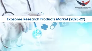 Exosome Research Products Market Size, Growth and Research Report 2029.