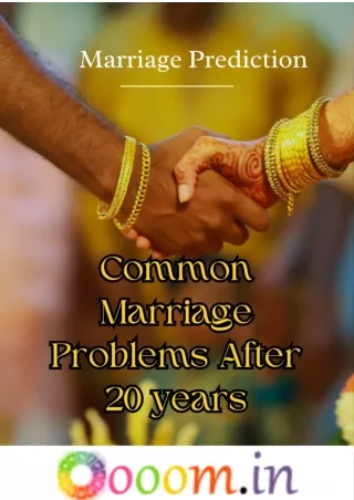 Marriage Prediction _ Common Marriage Problems After 20 years