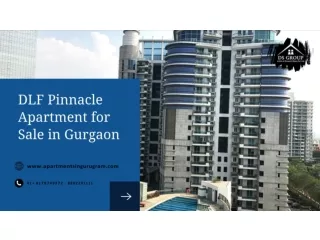 DLF Pinnacle Apartment for Sale in Gurgaon | Buy DLF Pinnacle Apartment