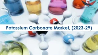 Potassium Carbonate Market Opportunities, Business Forecast To 2029