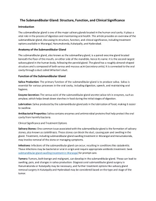 Article on gouda for Submandibular Gland (1)