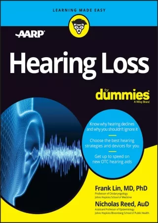 Download Book [PDF] Hearing Loss For Dummies bestseller