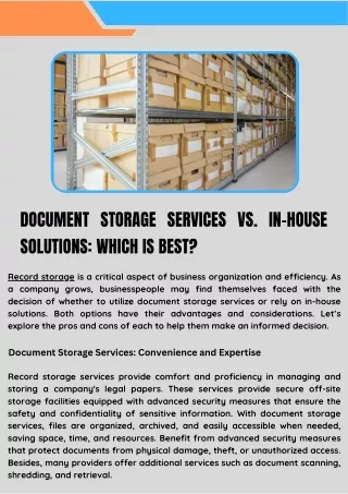 Secure Records Management Service