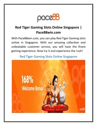 Red Tiger Gaming Slots Online Singapore