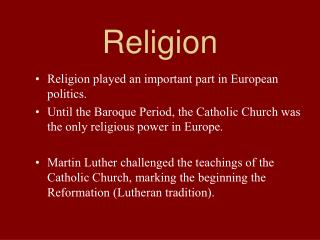 Religion