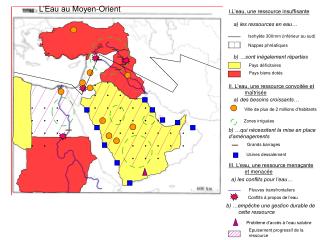 I.L’eau, une ressource insuffisante