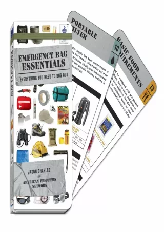 PDF/READ Emergency Bag Essentials (Swatchbook): Everything You Need to Bug Out