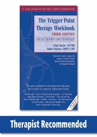 READ [PDF] The Trigger Point Therapy Workbook: Your Self-Treatment Guide for Pain Relief