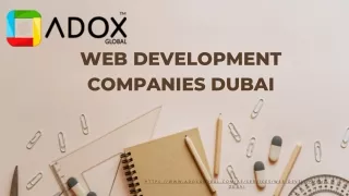 Web Development Companies Dubai