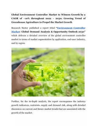 Environment Controller Market