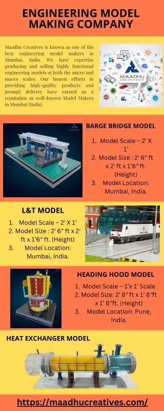 Best Quality of Engineering Models by Maadhu Creatives
