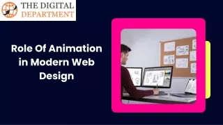 Role of animation in Modern Web Design