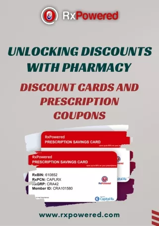 Unlocking Discounts with Pharmacy Discount Cards and Prescription Coupons